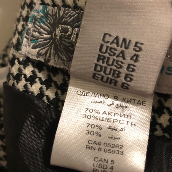 Vintage Point Zero houndstooth sleeveless dress - Picture 12 of 12